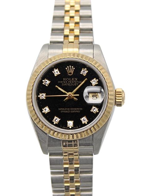 rolex datejust black diamond|rolex datejust diamond bezel aftermarket.